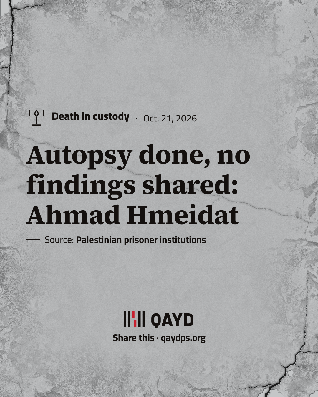 Autopsy done, no findings shared: Ahmad Hmeidat